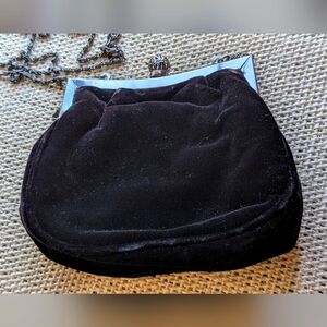 Black Velvet Purse